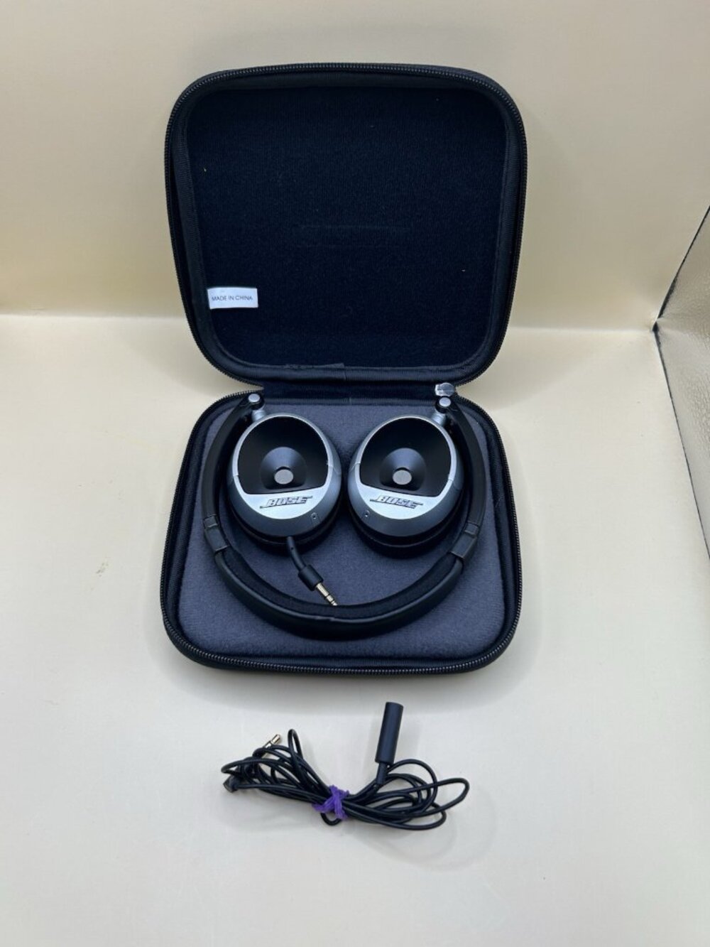 Bose Triport OE On-Ear Headphones With Case Tested Working✅